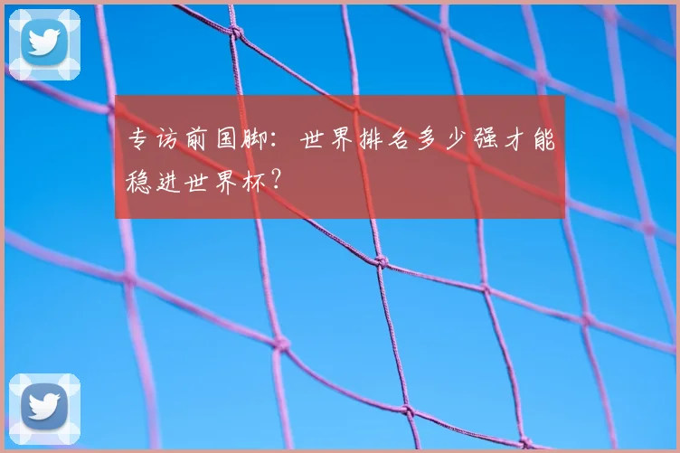 专访前国脚：世界排名多少强才能稳进世界杯？